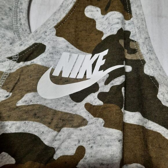 Nike Shirt Ladies Large Camouflage Active Core - Picture 5 of 8